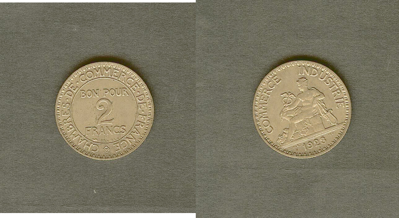 2 francs Chamber of Commerce 1923 AU